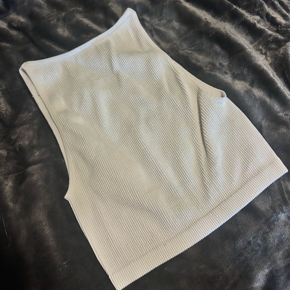Cotton On Ribbed Tank Top in Gray